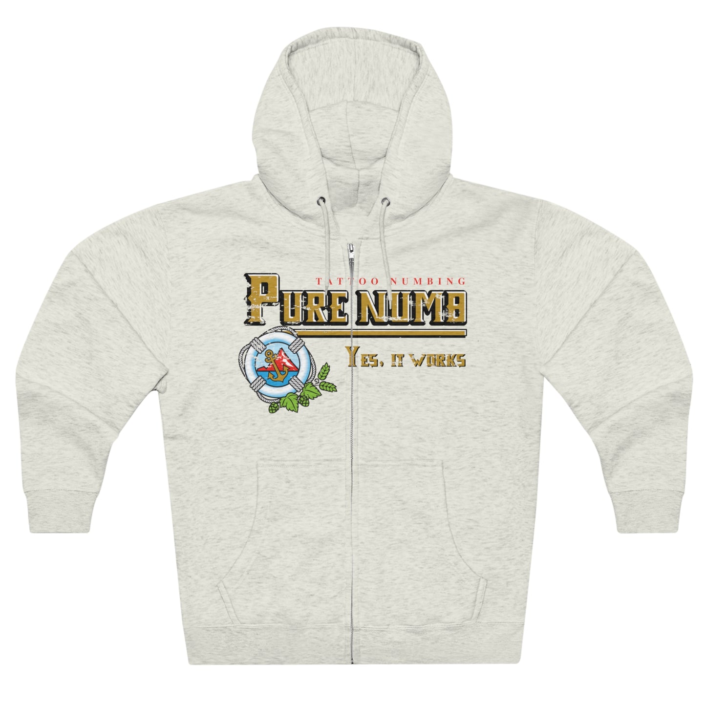 Yes, It works! Full Zip Hoodie