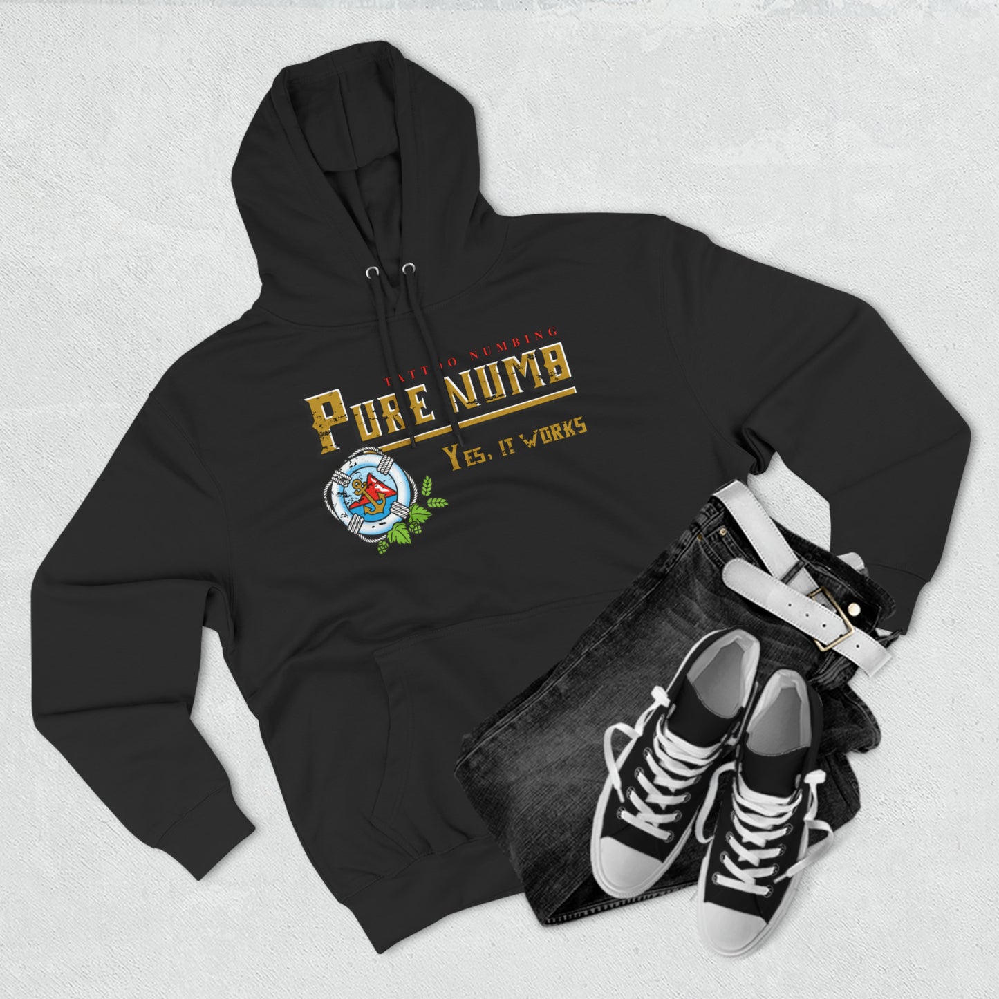 Yes, it works! Pullover Hoodie