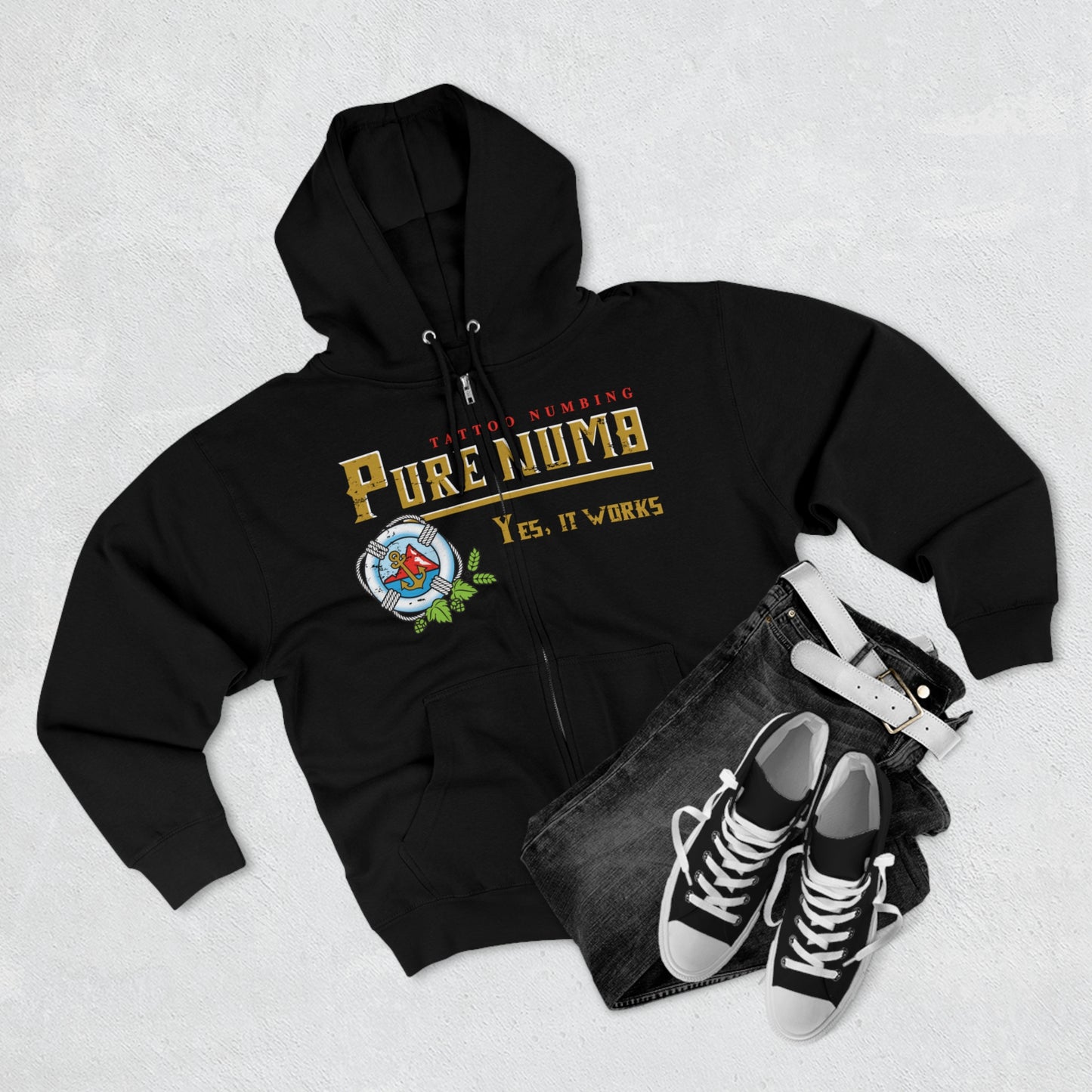 Yes, It works! Full Zip Hoodie