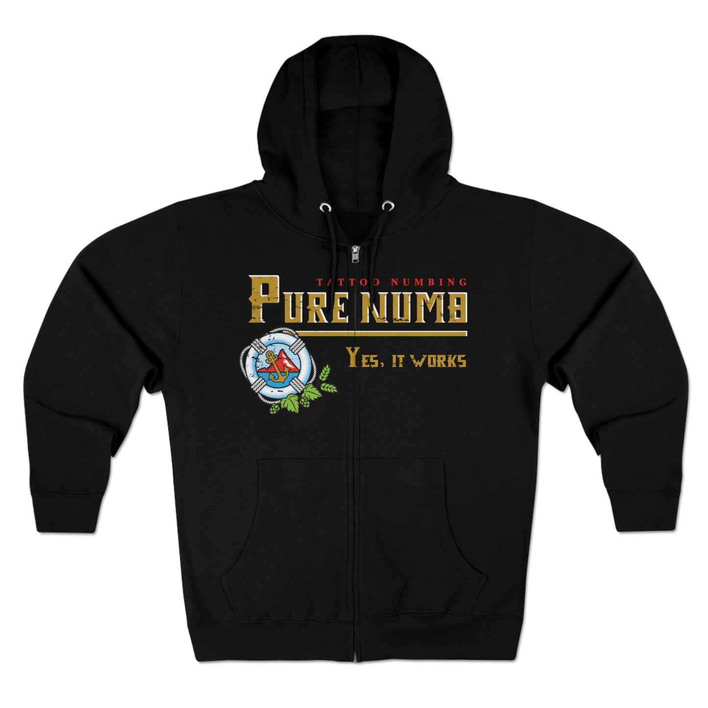 Yes, It works! Full Zip Hoodie