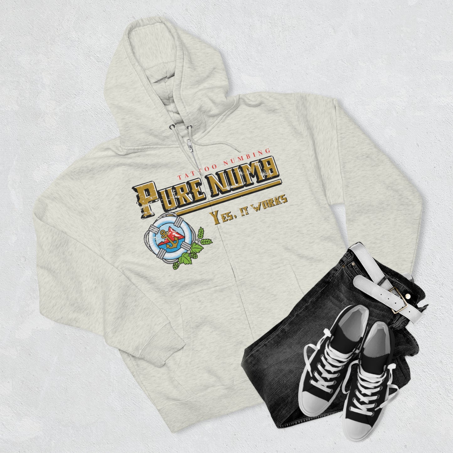 Yes, It works! Full Zip Hoodie
